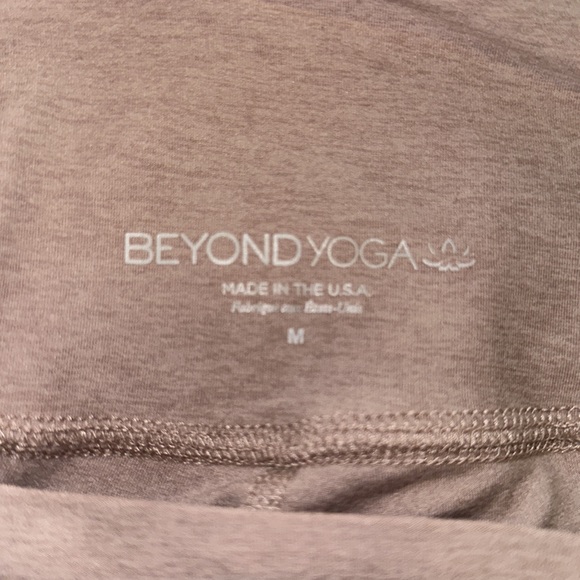 Beyond Yoga Spacedye Caught in the Midi High Waist Leggings in Chai - Picture 5 of 6